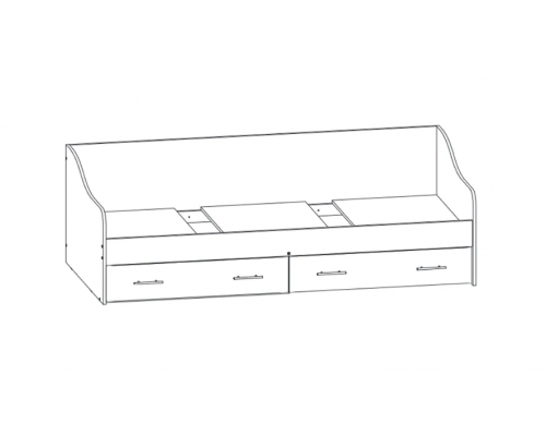 Кровать детская ''Вега. Fashion''  200*90